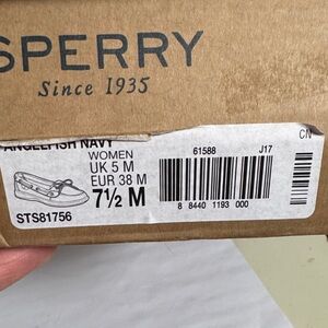 Sperry Women's Angelfish Navy Flats